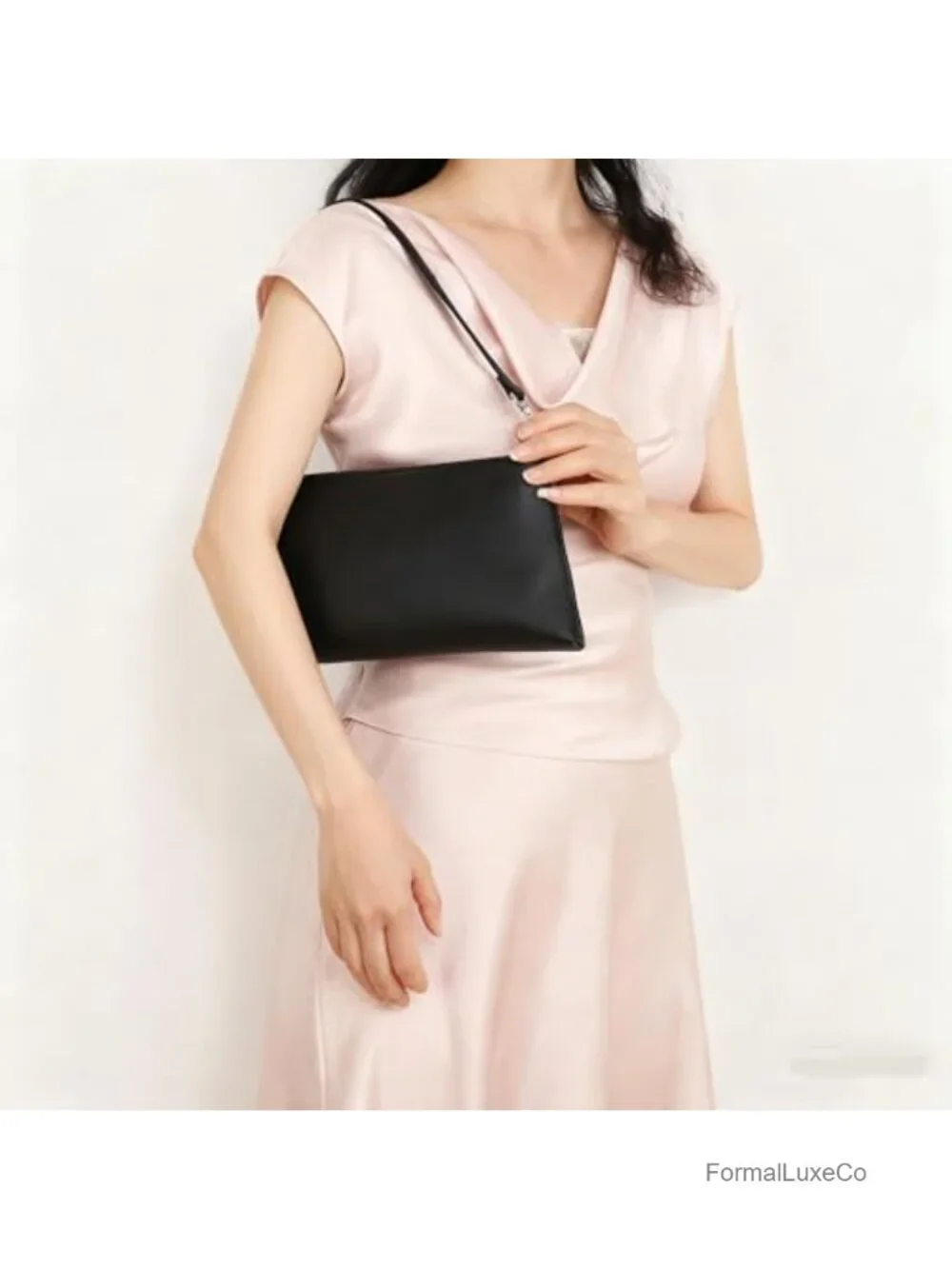 Women PU Leather Evening Clutch Shoulder Bag Party Wedding Prom